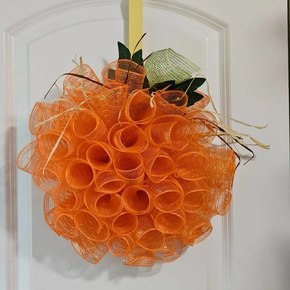 Fall Autumn Pumpkin Wreath 🎃